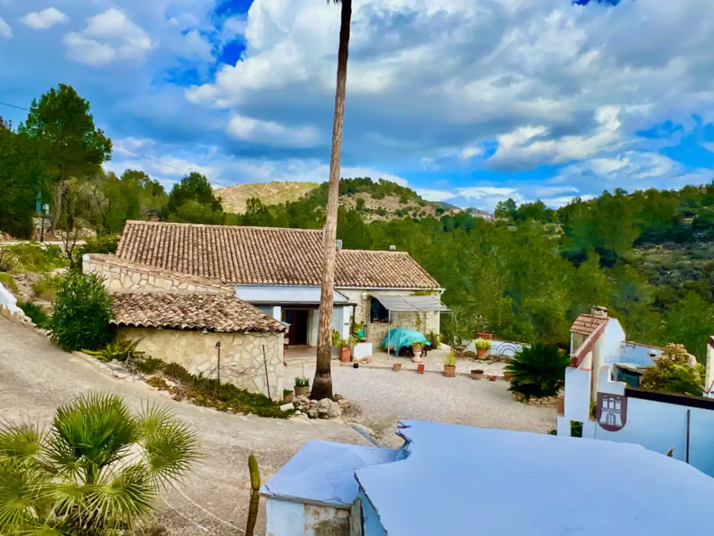 Maison rustique avec jardin à vendre à Benissa pueblo