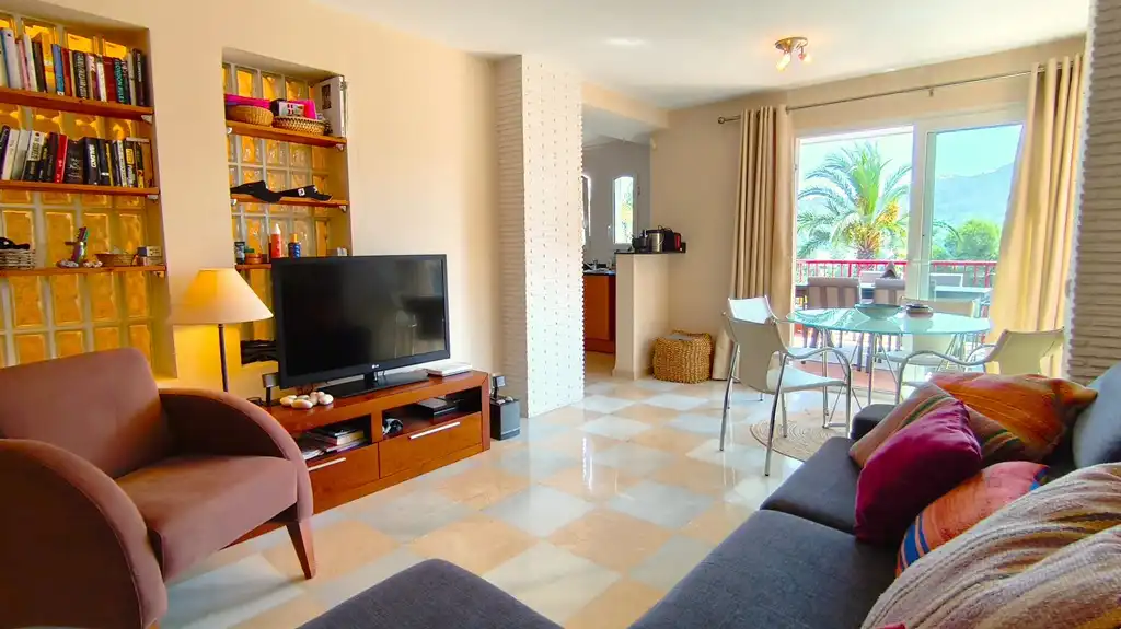 Sala de estar de Apartamento en venta en Dénia con Aire acondicionado, Terraza y Trastero