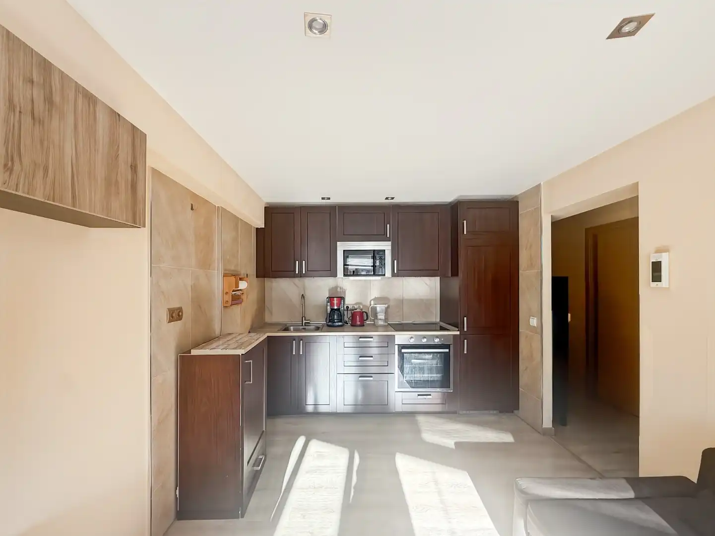 Kitchen of Apartments for sale in Benalmádena  with Air Conditioner, Terrace and Furnished