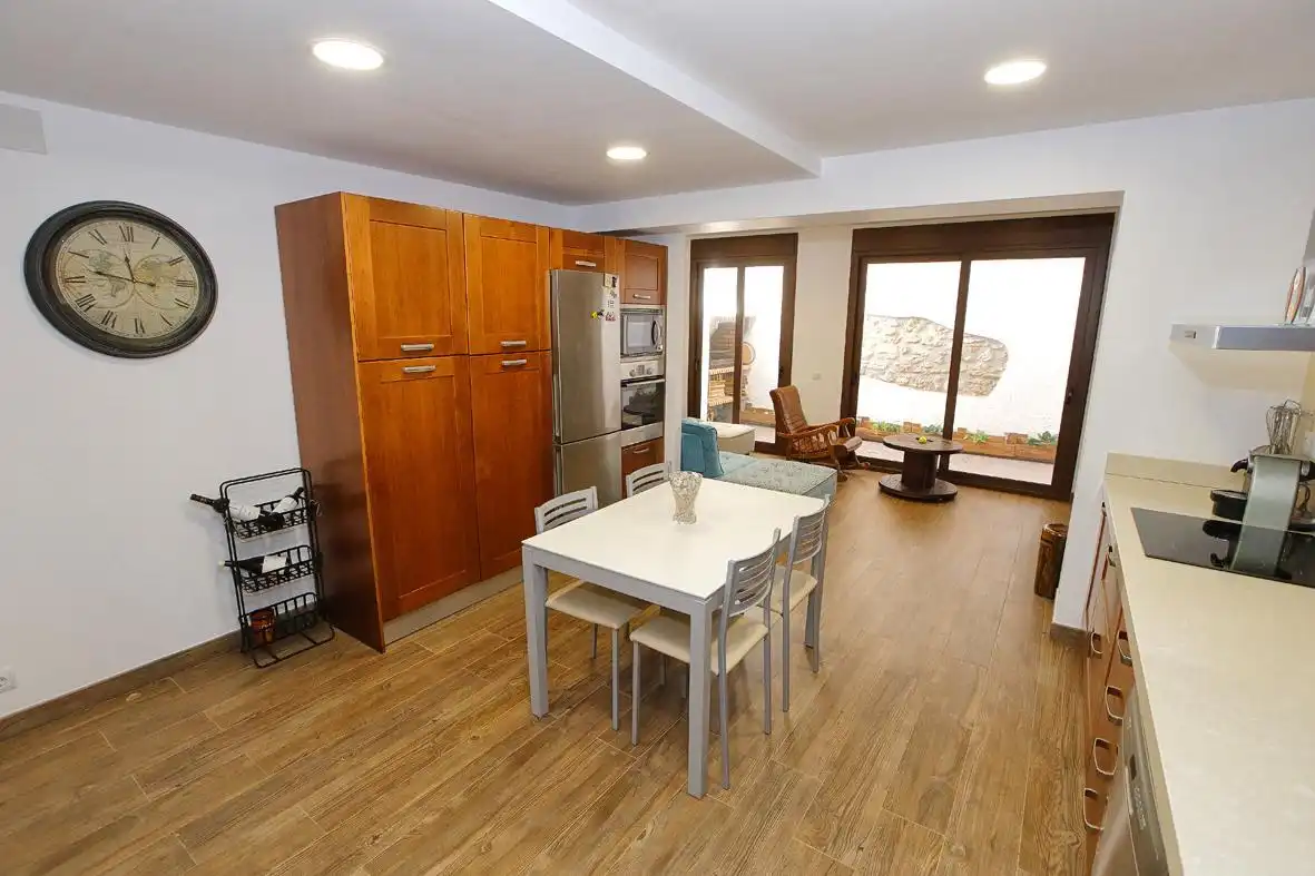 Cocina de Casa adosada en venta en Alcanar con Calefacción, Jardín privado y Terraza