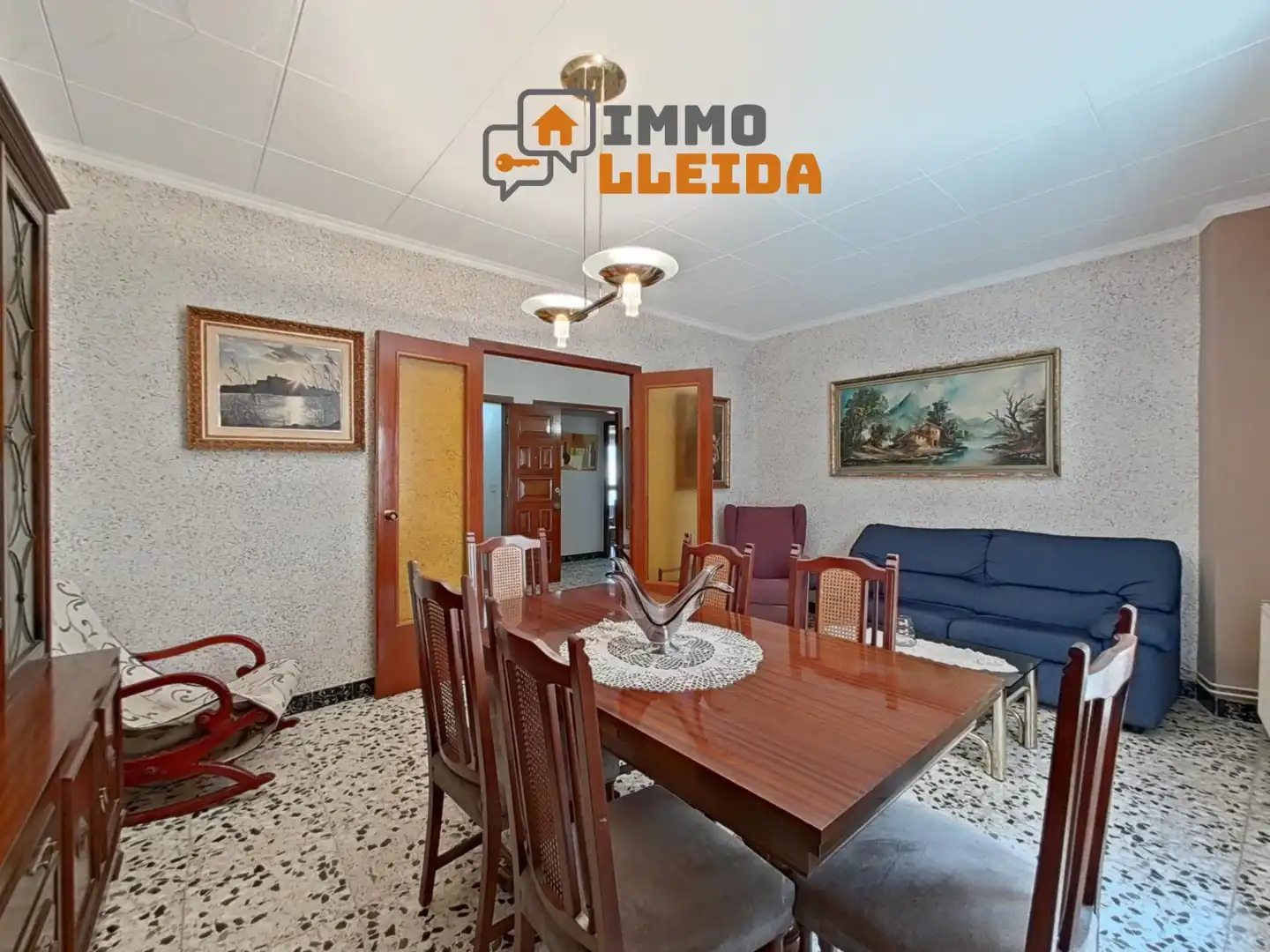 Exterior view of Flat for rent in Os de Balaguer  with Heating, Terrace and Storage room
