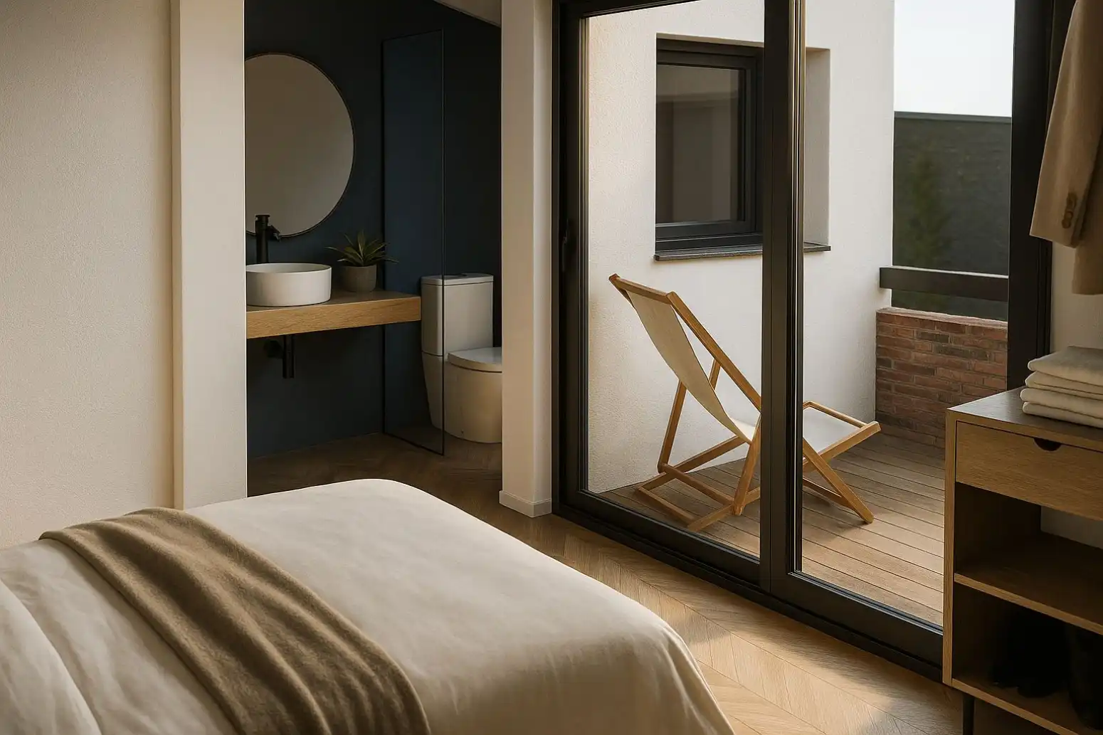 Habitación de Casa adosada en venta en Santillana del Mar