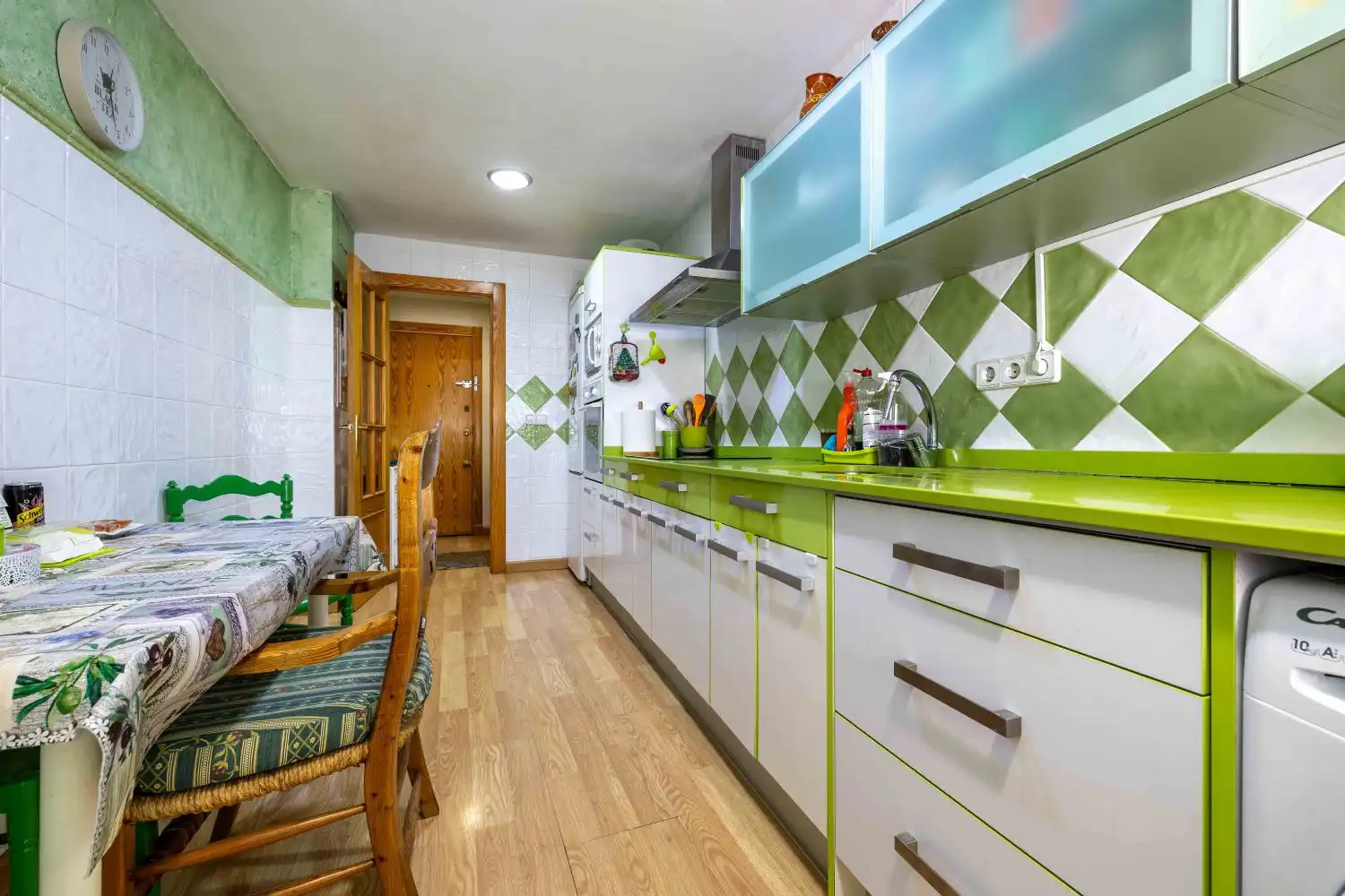 Kitchen of Flat for sale in Murcia  with Air Conditioner, Parquet flooring and Storage room