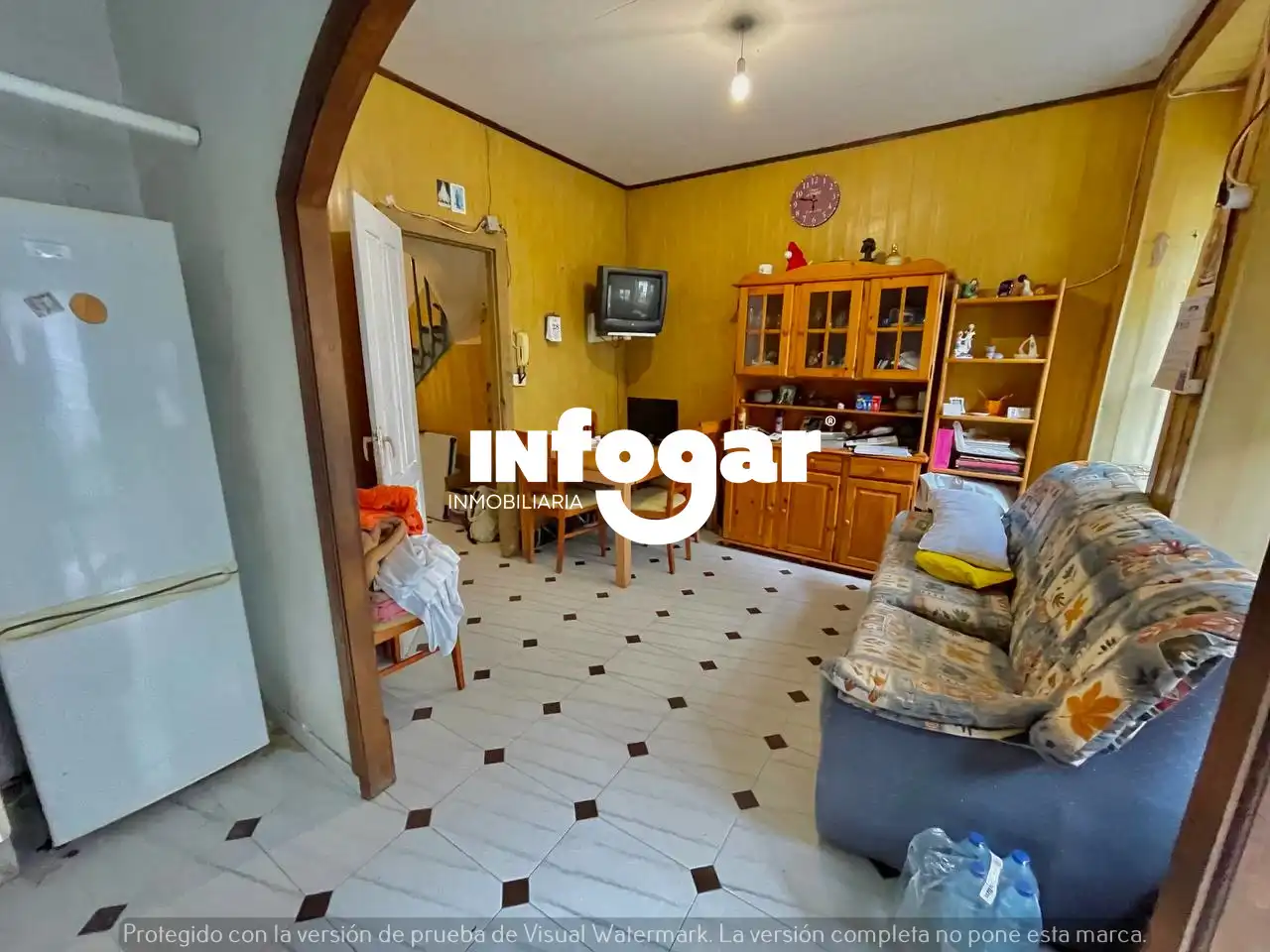 Sala d'estar de Casa adosada en venda en A Guarda  