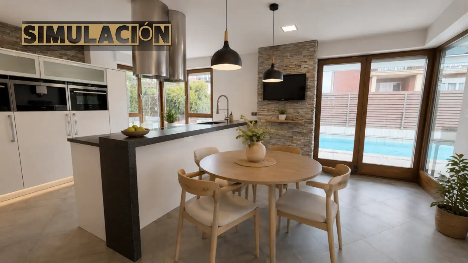 Cocina de Ático en venta en Piélagos con Calefacción, Jardín privado y Parquet
