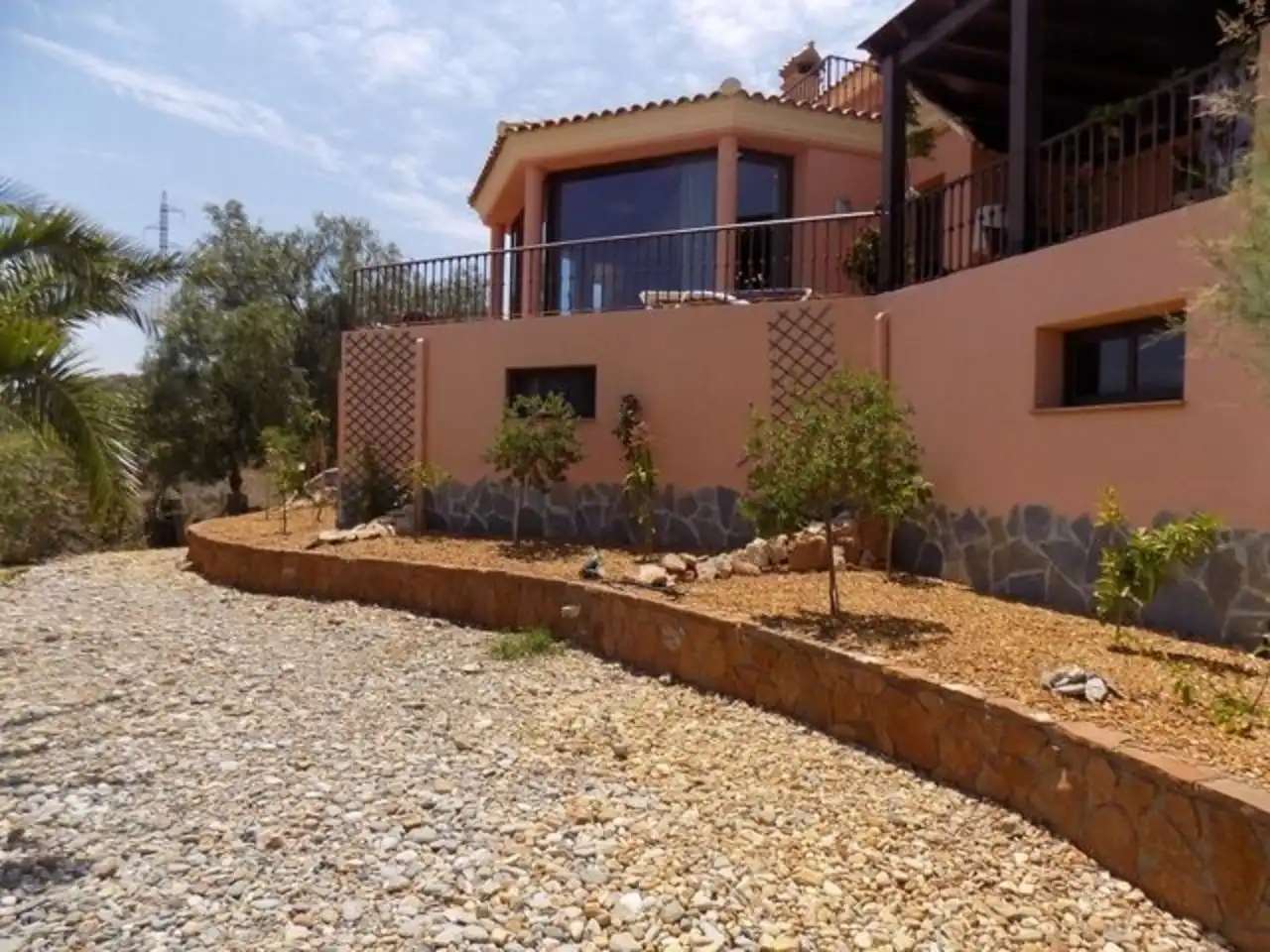 Jardí de Casa o xalet en venda en Los Gallardos amb Aire condicionat, Terrassa i Piscina