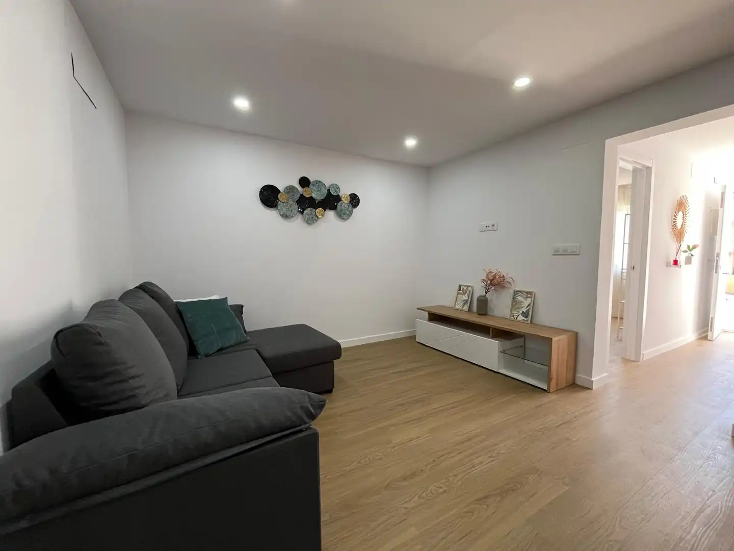Sala de estar de Casa adosada en venta en Cartagena con Parquet, Terraza y Trastero