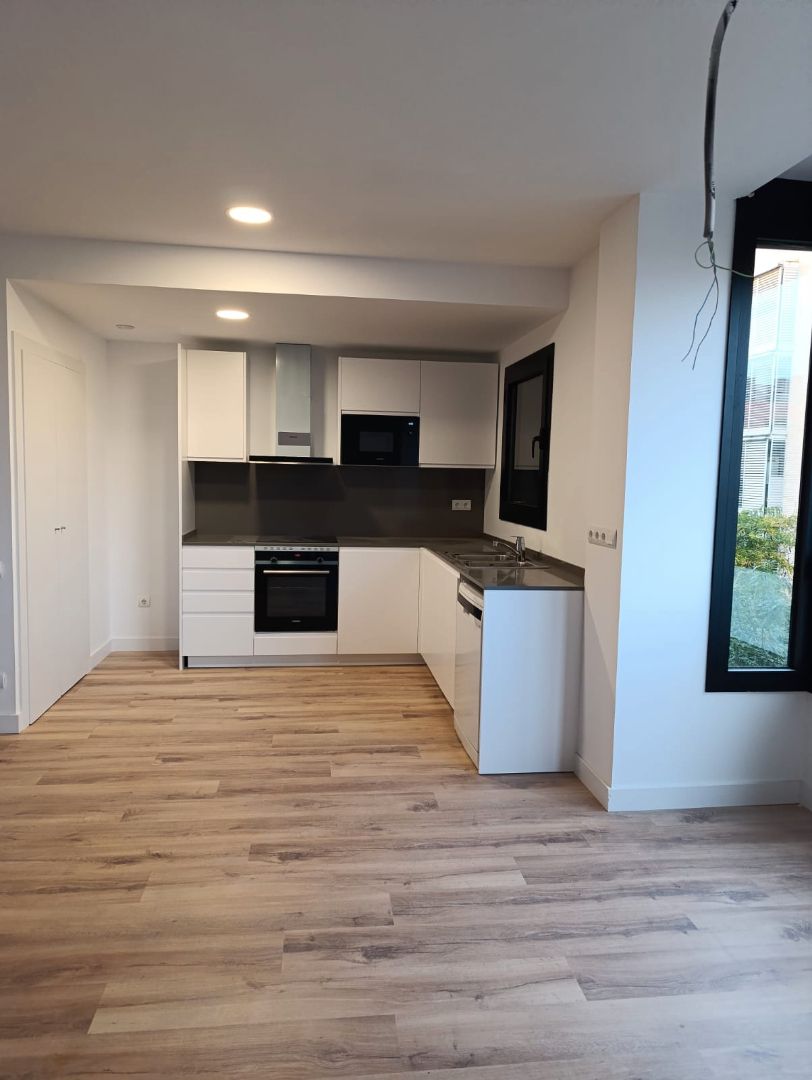 Cocina de Ático de alquiler en Sant Cugat del Vallès con Aire acondicionado, Calefacción y Parquet