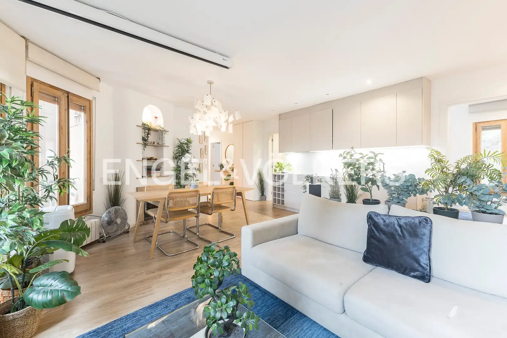 Sala de estar de Piso en venta en Sarrià - Sant Gervasi