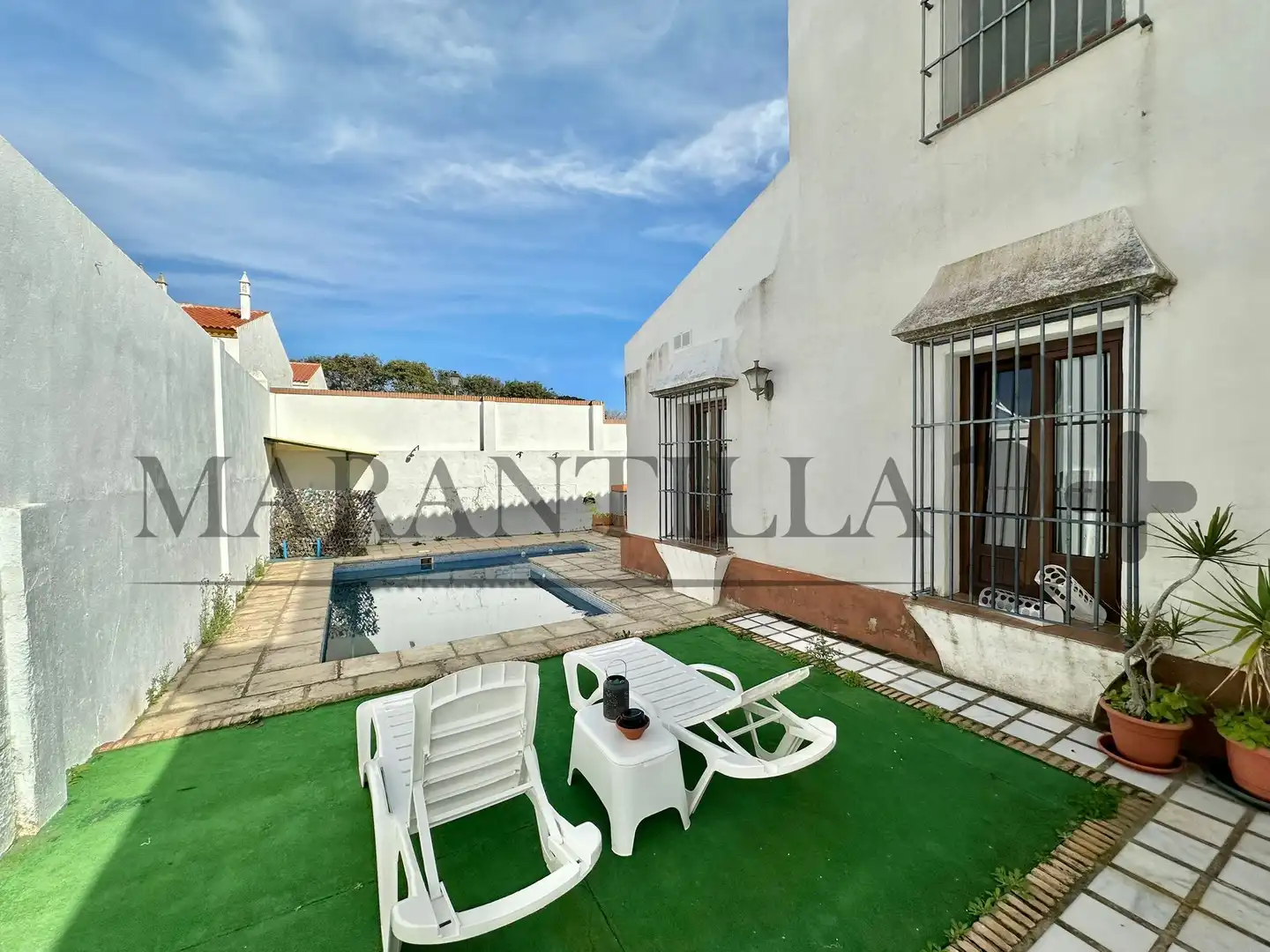 Vista exterior de Casa o chalet en venta en La Antilla con Jardín privado, Terraza y Trastero
