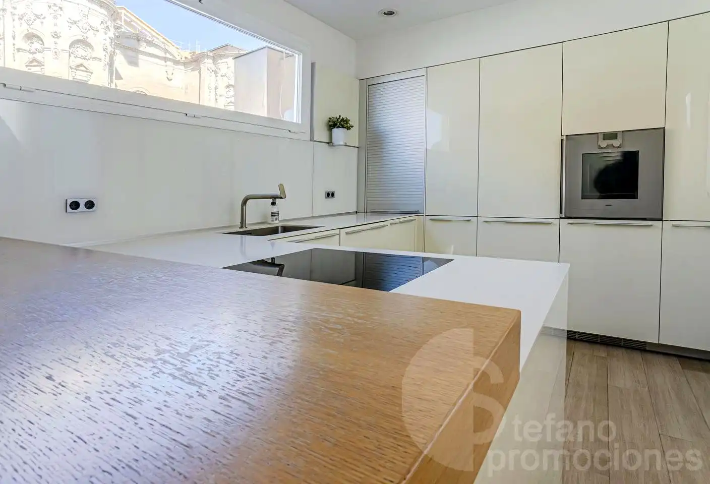 Cocina de Ático de alquiler en Málaga con Aire acondicionado, Calefacción y Parquet