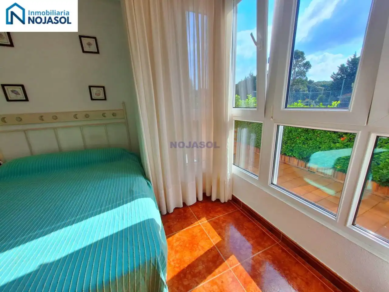 Schlafzimmer von Wohnung zur Miete in Noja mit Heizung, Privatgarten und Terrasse