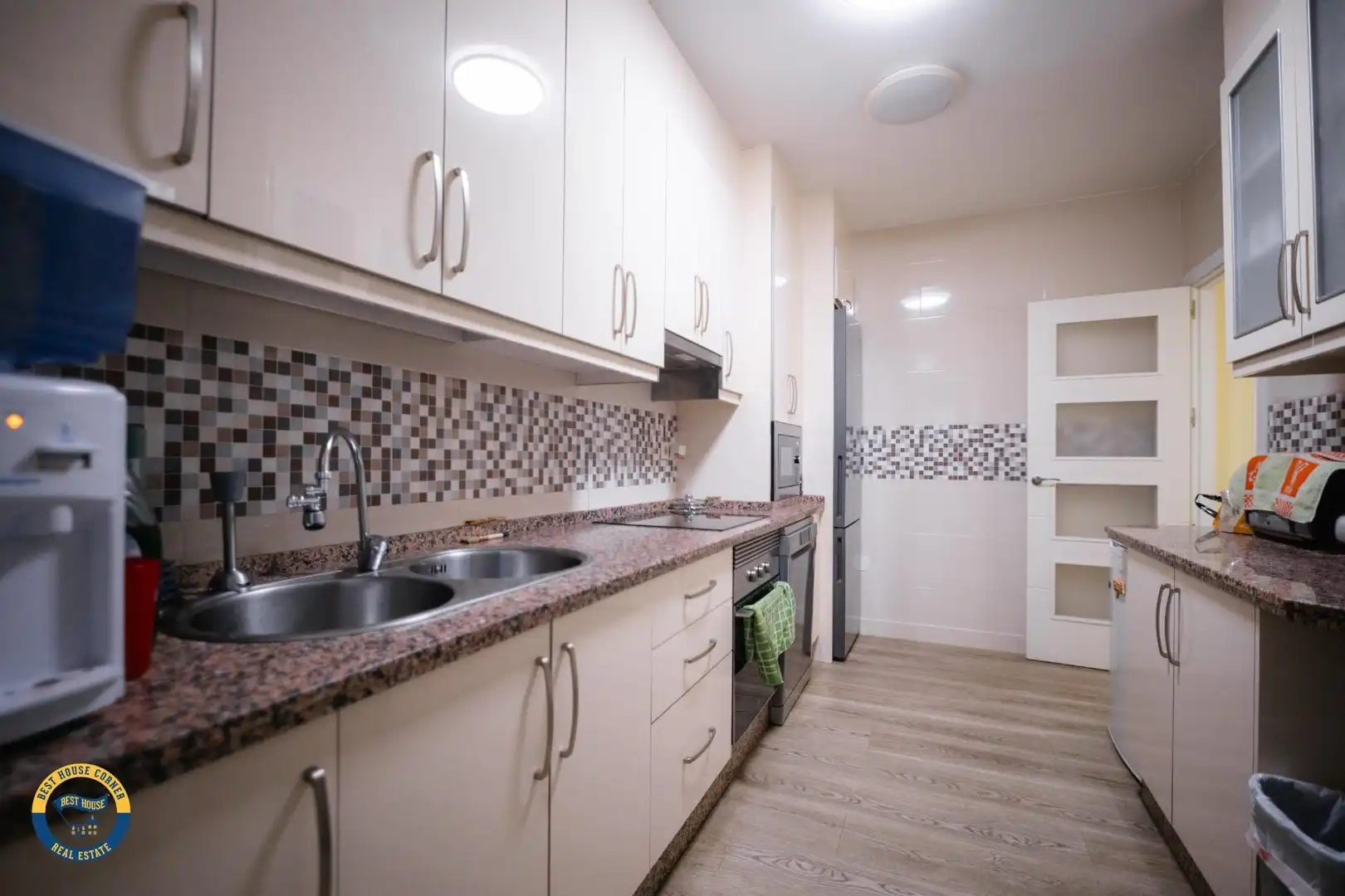 Cocina de Casa adosada en venta en Los Santos de Maimona con Aire acondicionado y Terraza