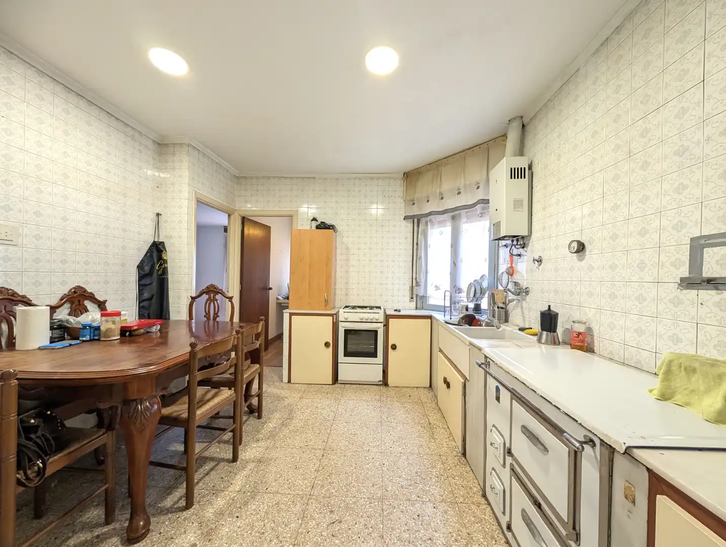 Kitchen of Flat for sale in San Martín del Rey Aurelio  with Heating, Terrace and Storage room