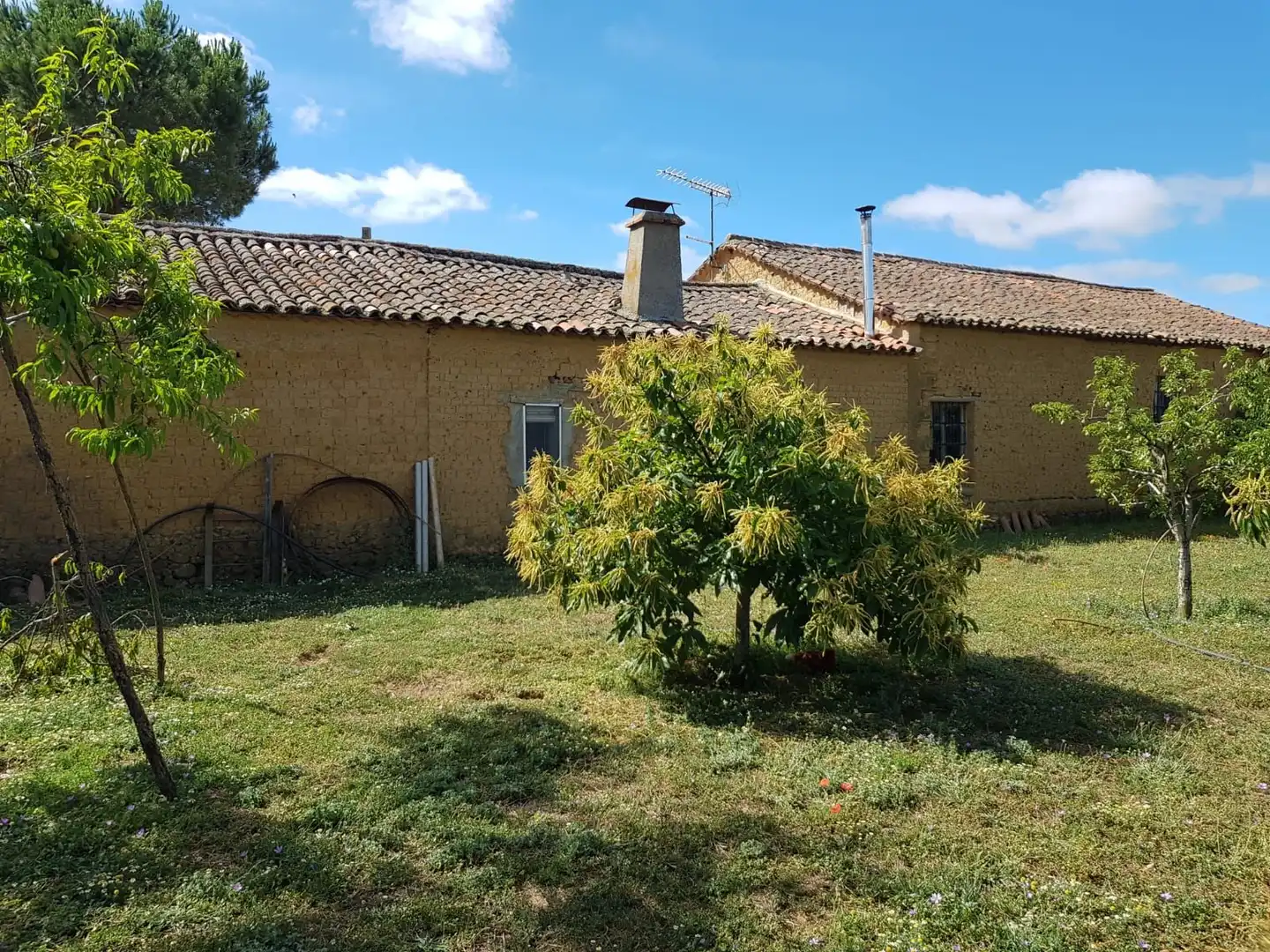 Jardí de Casa o xalet en venda en Aldehuela de Yeltes amb Calefacció, Moblat i Forn
