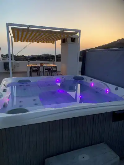 Terrasse von Dachboden zum Verkauf in Mijas mit Klimaanlage, Heizung und Terrasse