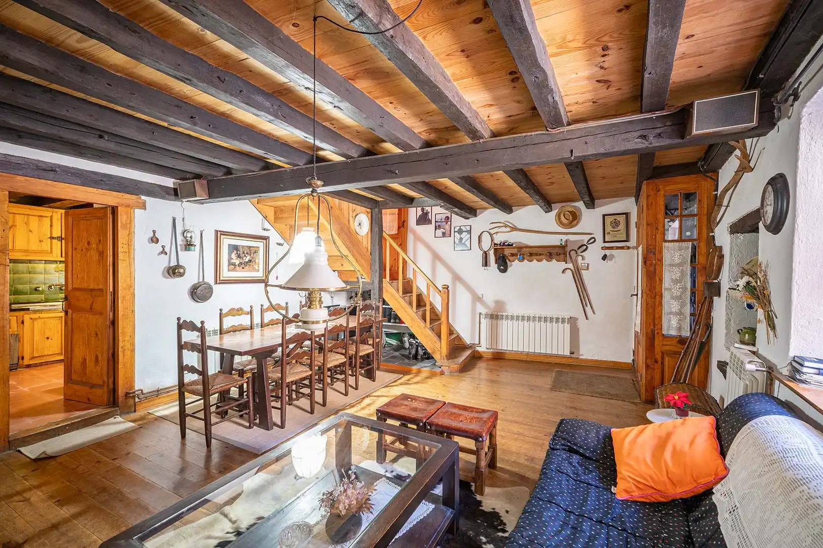 Living room of Detached homes for sale in Naut Aran  with Heating, Parquet flooring and Furnished