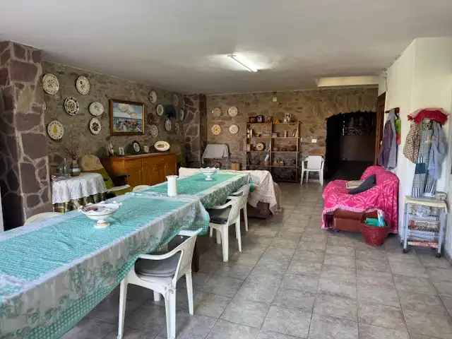 Comedor de Finca rústica en venta en Eslida con Terraza, Amueblado y Horno