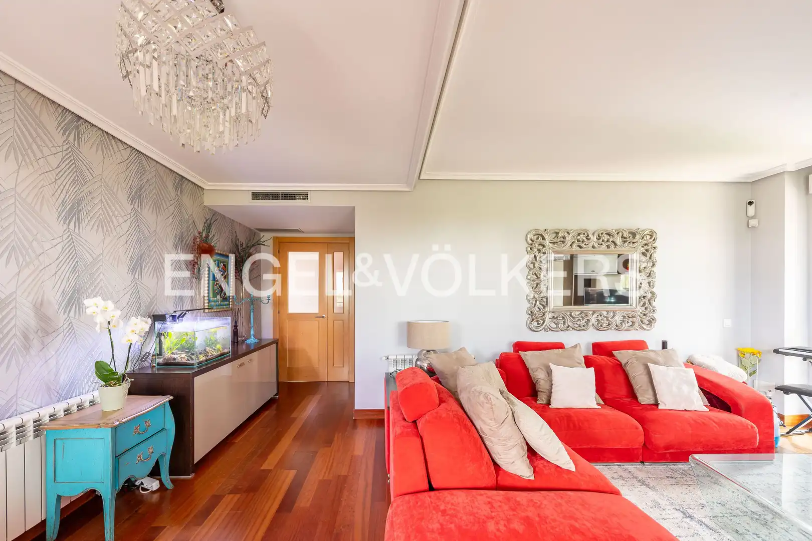 Sala de estar de Ático de alquiler en Boadilla del Monte con Aire acondicionado, Calefacción y Parquet