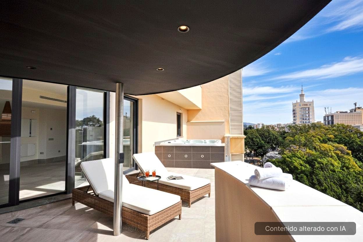 Terraza de Ático en venta en Málaga Capital con Aire acondicionado, Terraza y Trastero