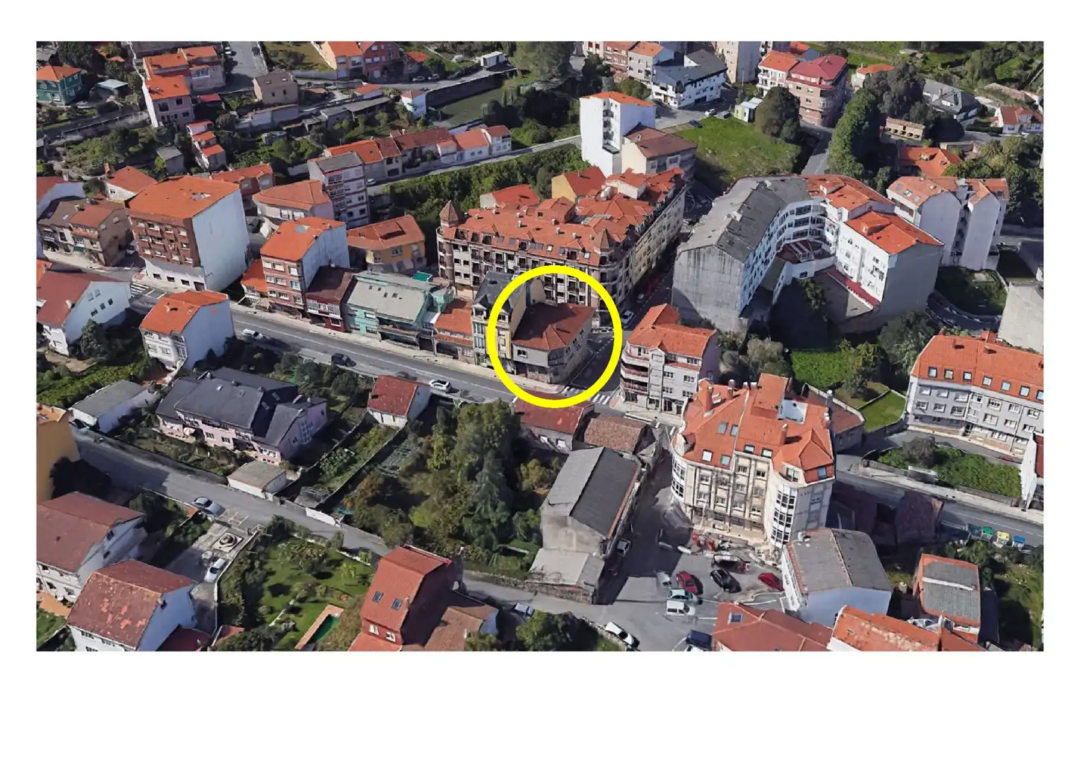 Vista exterior de Edificio en venta en O Grove  