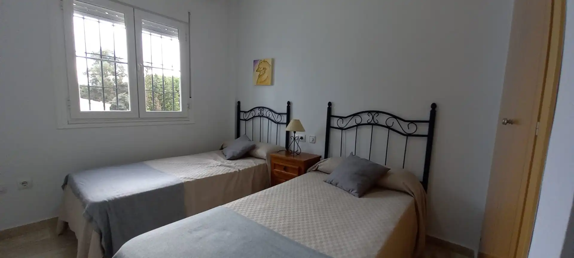 Bedroom of Apartments for rent in Chiclana de la Frontera  with Air Conditioner, Furnished and Oven