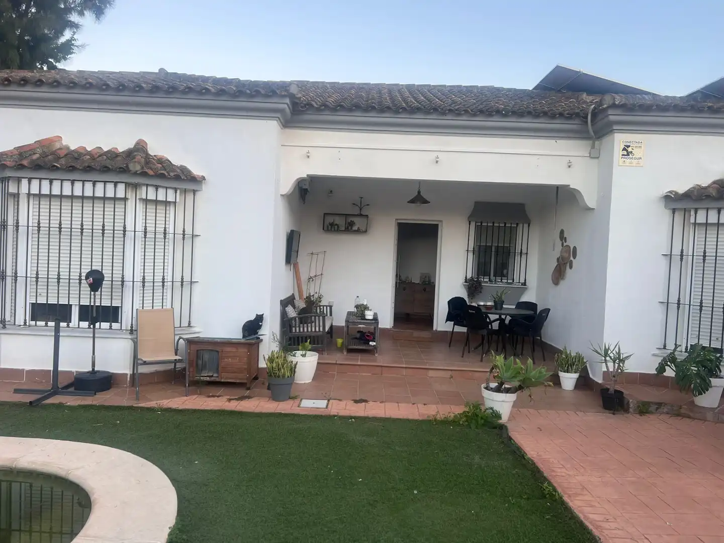 Garden of Houses for sale in Chiclana de la Frontera  with Air Conditioner, Private garden and Swimming Pool
