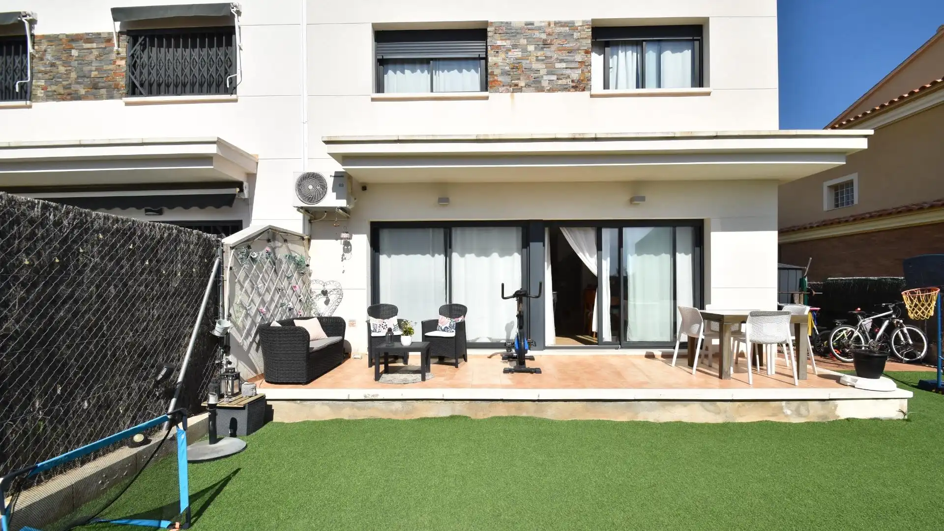 Terraza de Casa adosada en venta en Cunit con Aire acondicionado, Jardín privado y Terraza