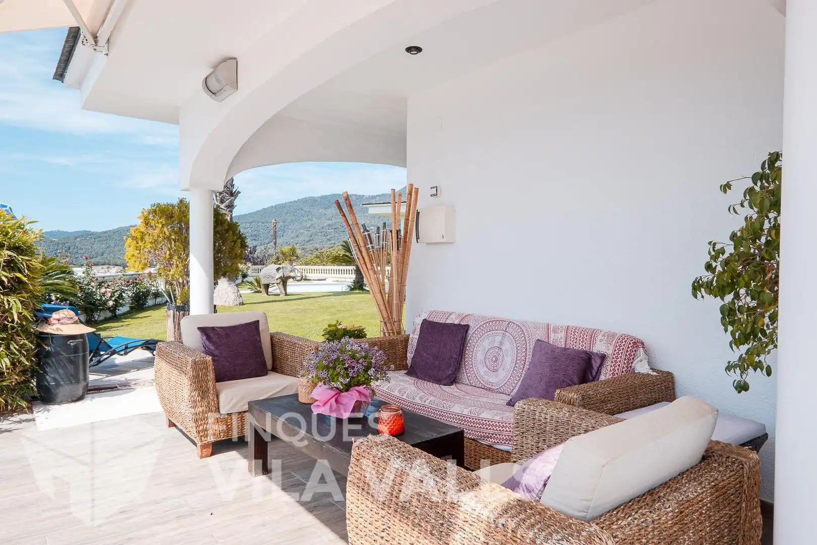 Terraza de Casa o chalet en venta en Caldes de Montbui con Aire acondicionado, Jardín privado y Terraza