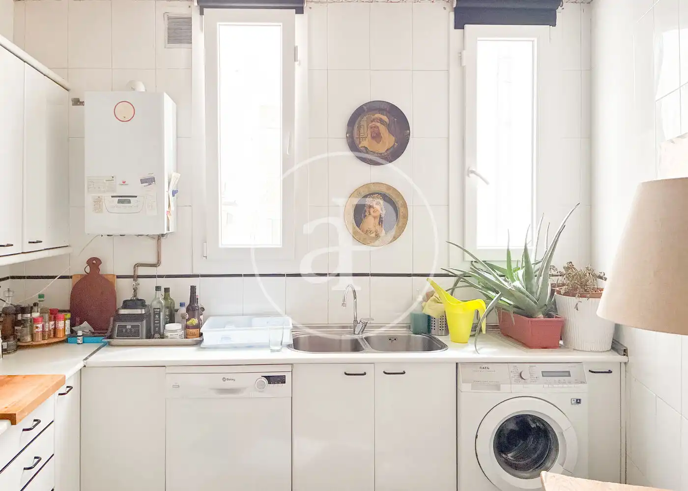 Kitchen of Flat for rent in Madrid  with Heating and Furnished