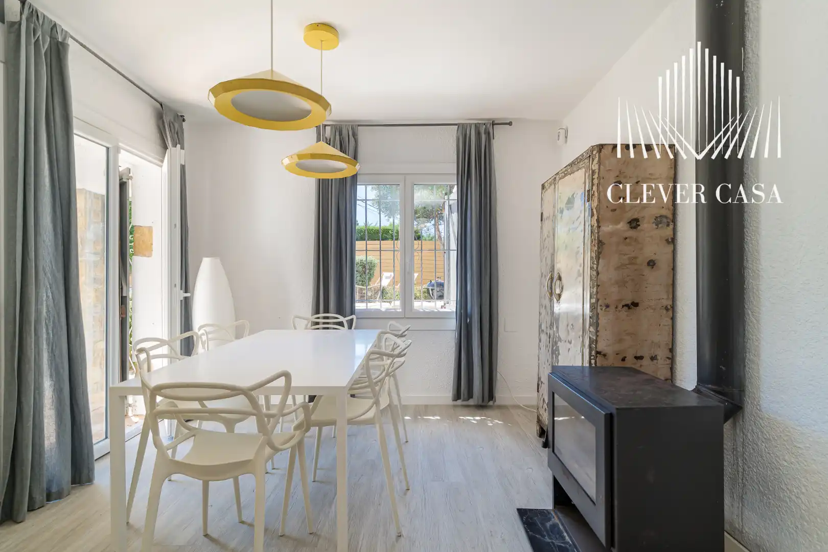 Comedor de Casa o chalet en venta en Calonge i Sant Antoni con Jardín privado, Parquet y Terraza
