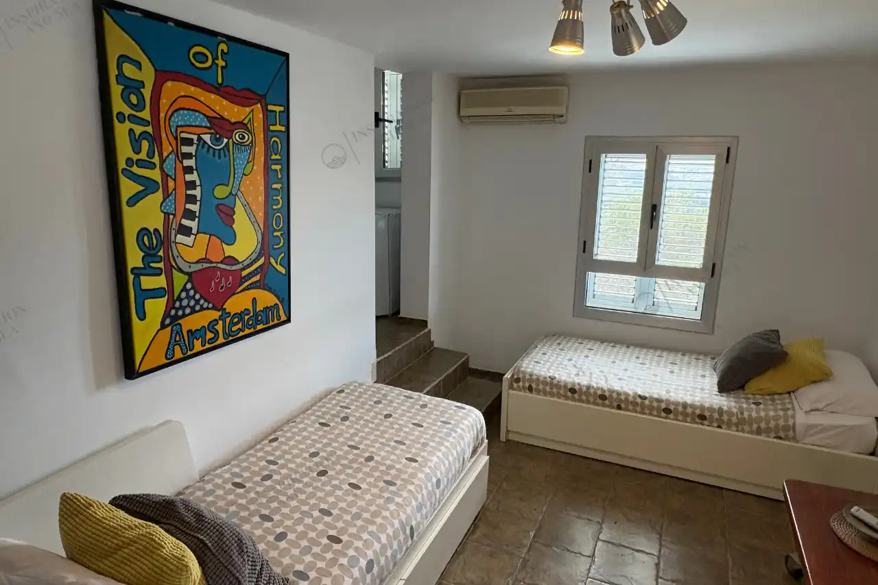 Dormitori de Casa o xalet de lloguer en Santa Eulària des Riu amb Aire condicionat, Jardí privat i Terrassa