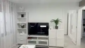 Living room of Flat for rent in Gijón   with Heating, Parquet flooring and Furnished