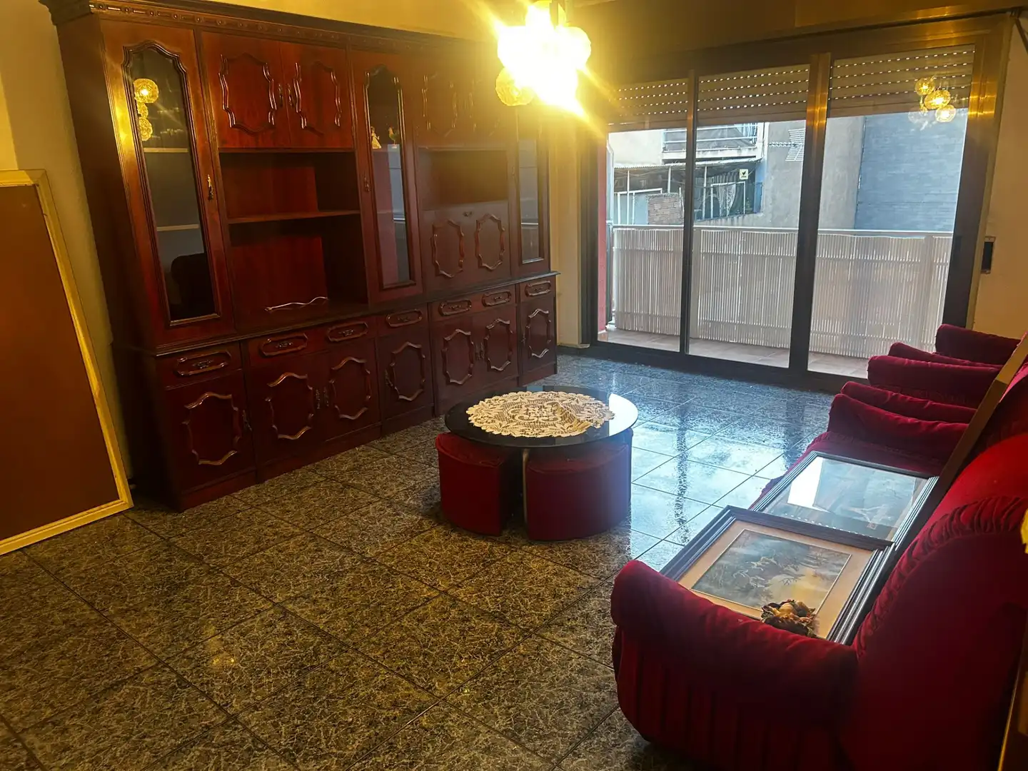 Wohnzimmer von Wohnung zum Verkauf in Granollers mit Heizung, Ofen und Waschmaschine