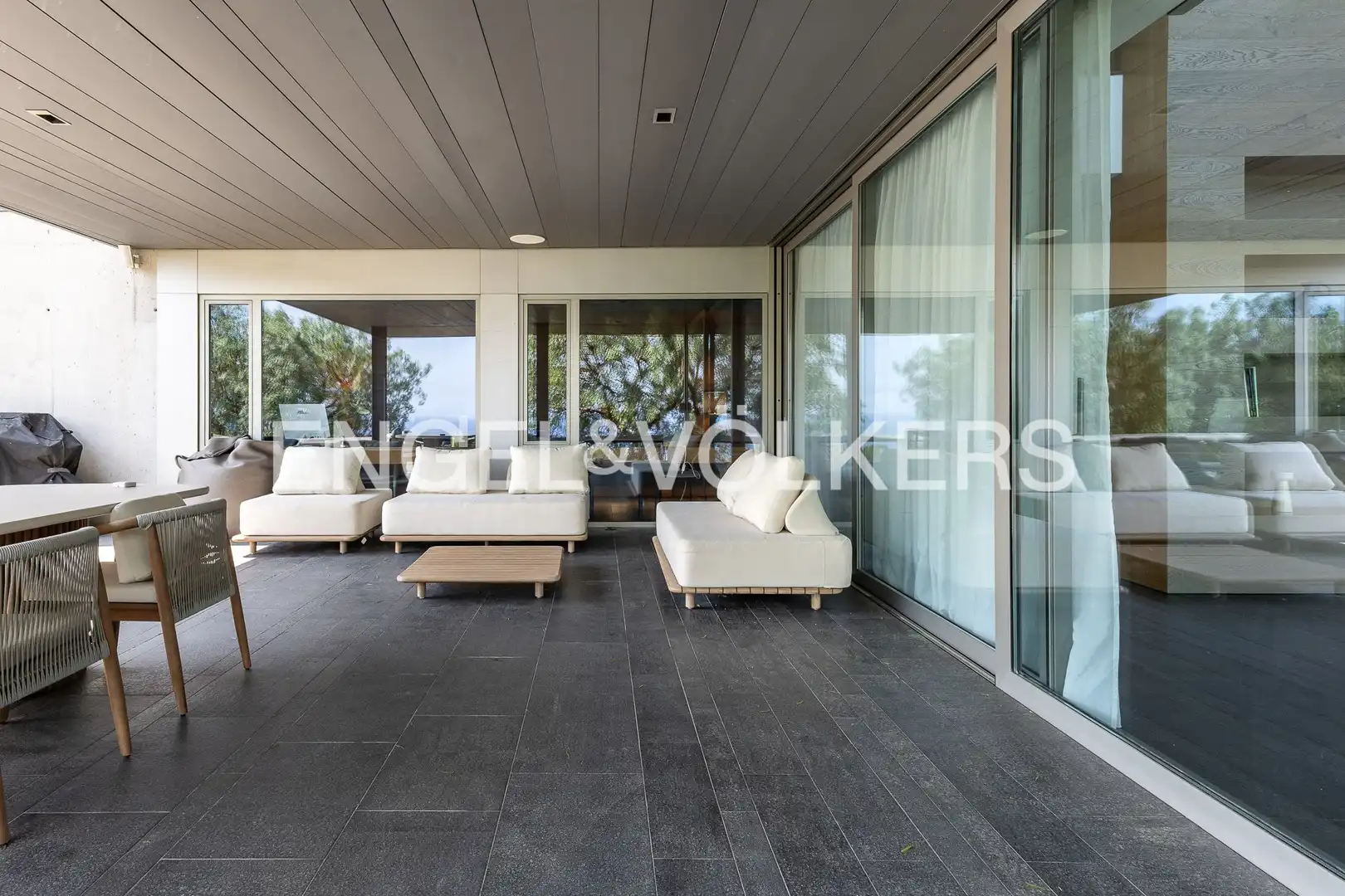 Terraza de Casa o chalet de alquiler en Alella con Aire acondicionado, Calefacción y Jardín privado