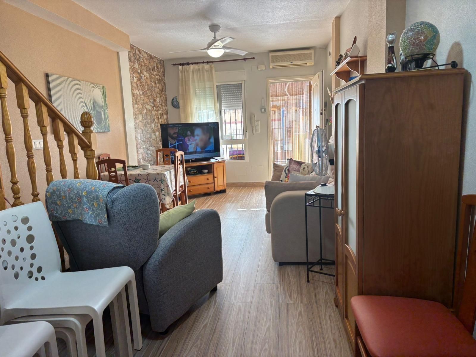 Living room of Duplex to rent in Cartagena  with Air Conditioner