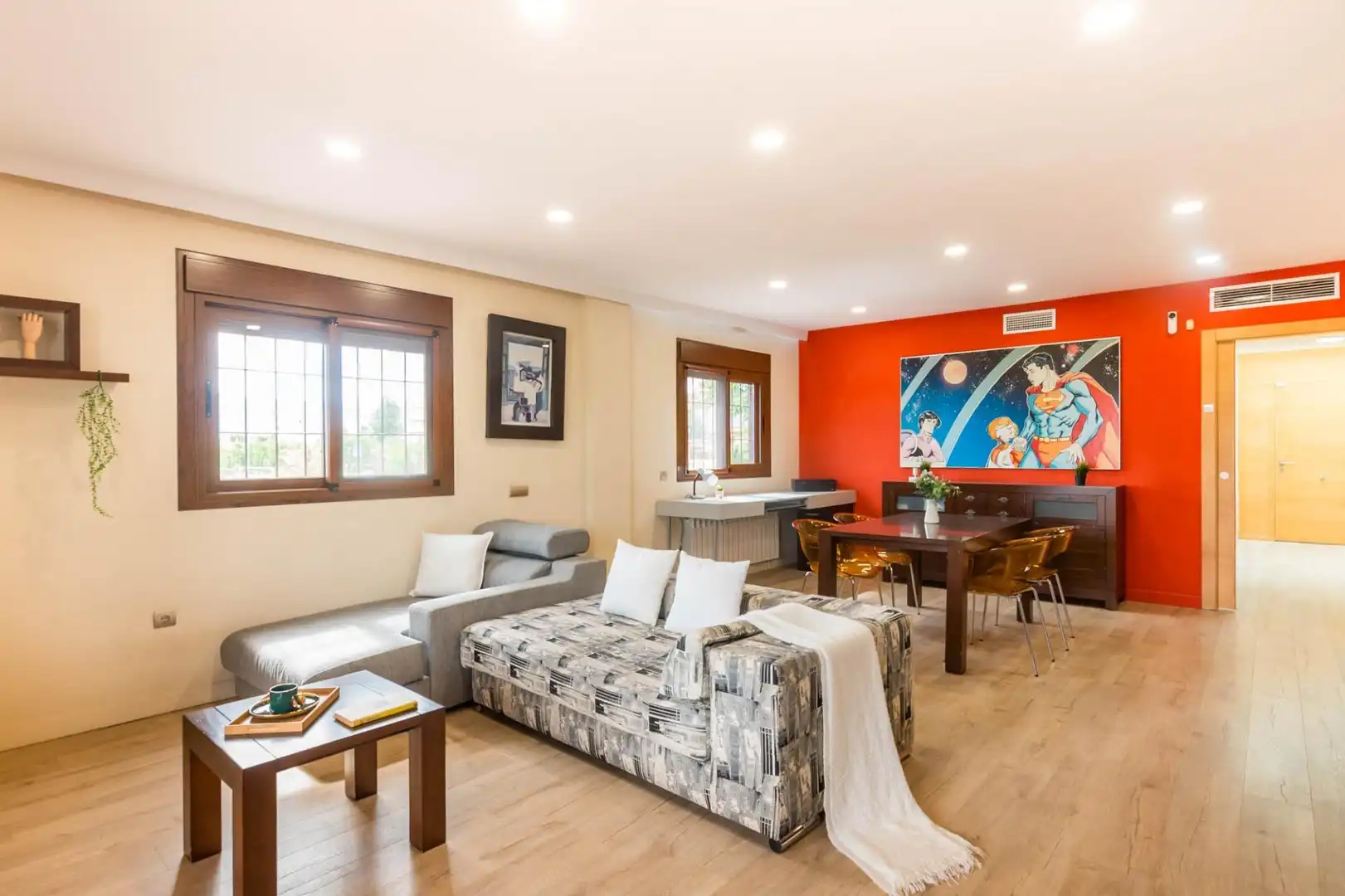 Sala de estar de Casa o chalet en venta en Murcia con Aire acondicionado, Calefacción y Jardín privado