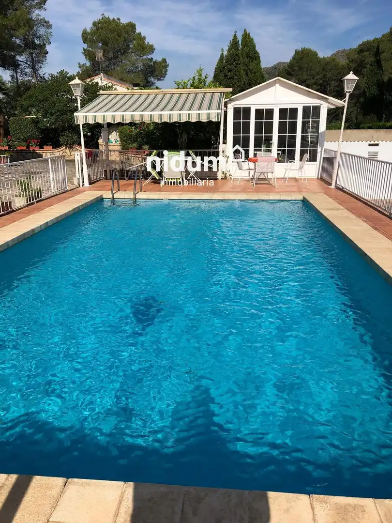 Piscina de Casa o xalet en venda en Xàtiva amb Aire condicionat, Calefacció i Terrassa