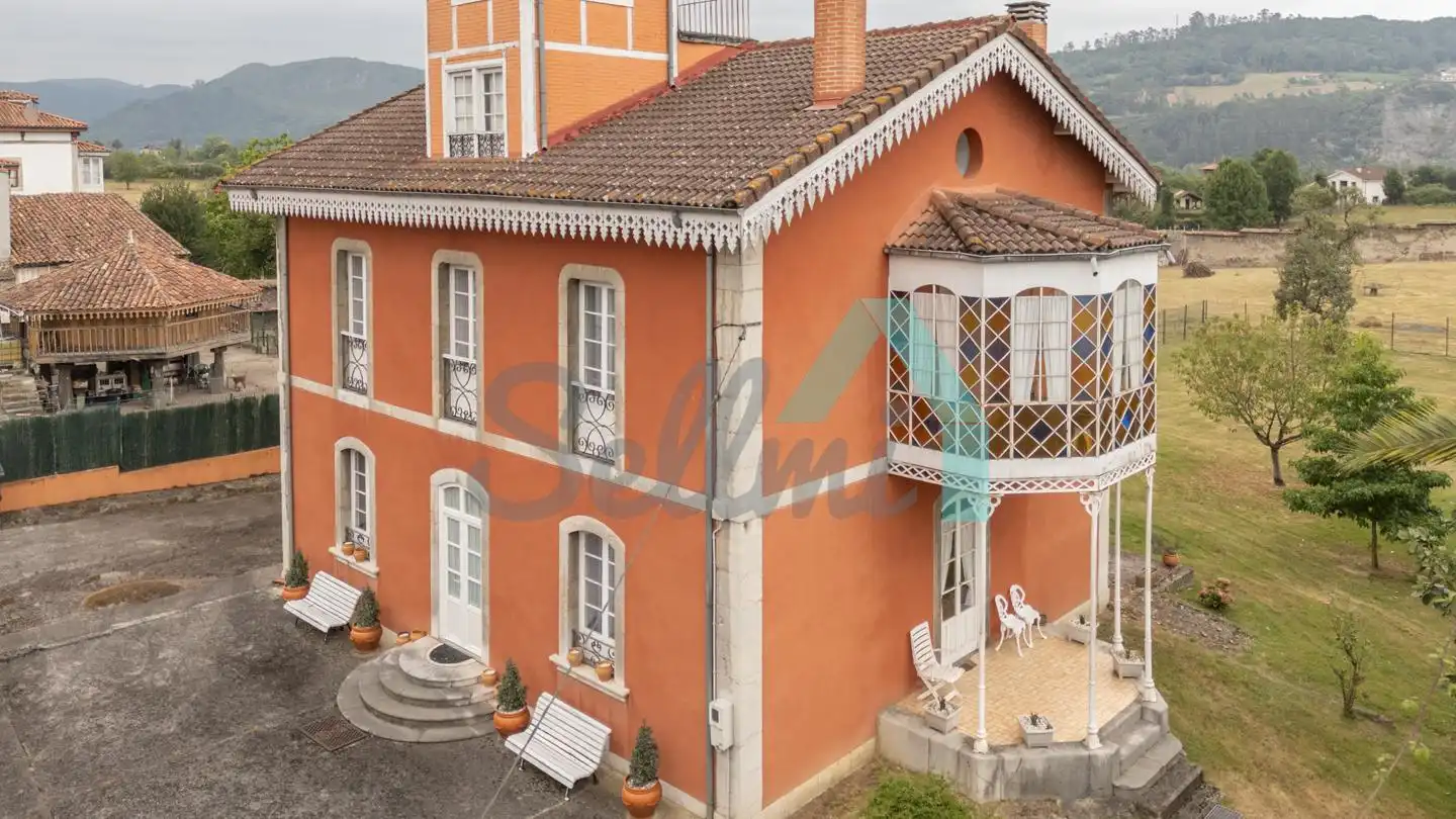 Vista exterior de Casa o chalet en venta en Ribera de Arriba con Jardín privado, Terraza y Balcón