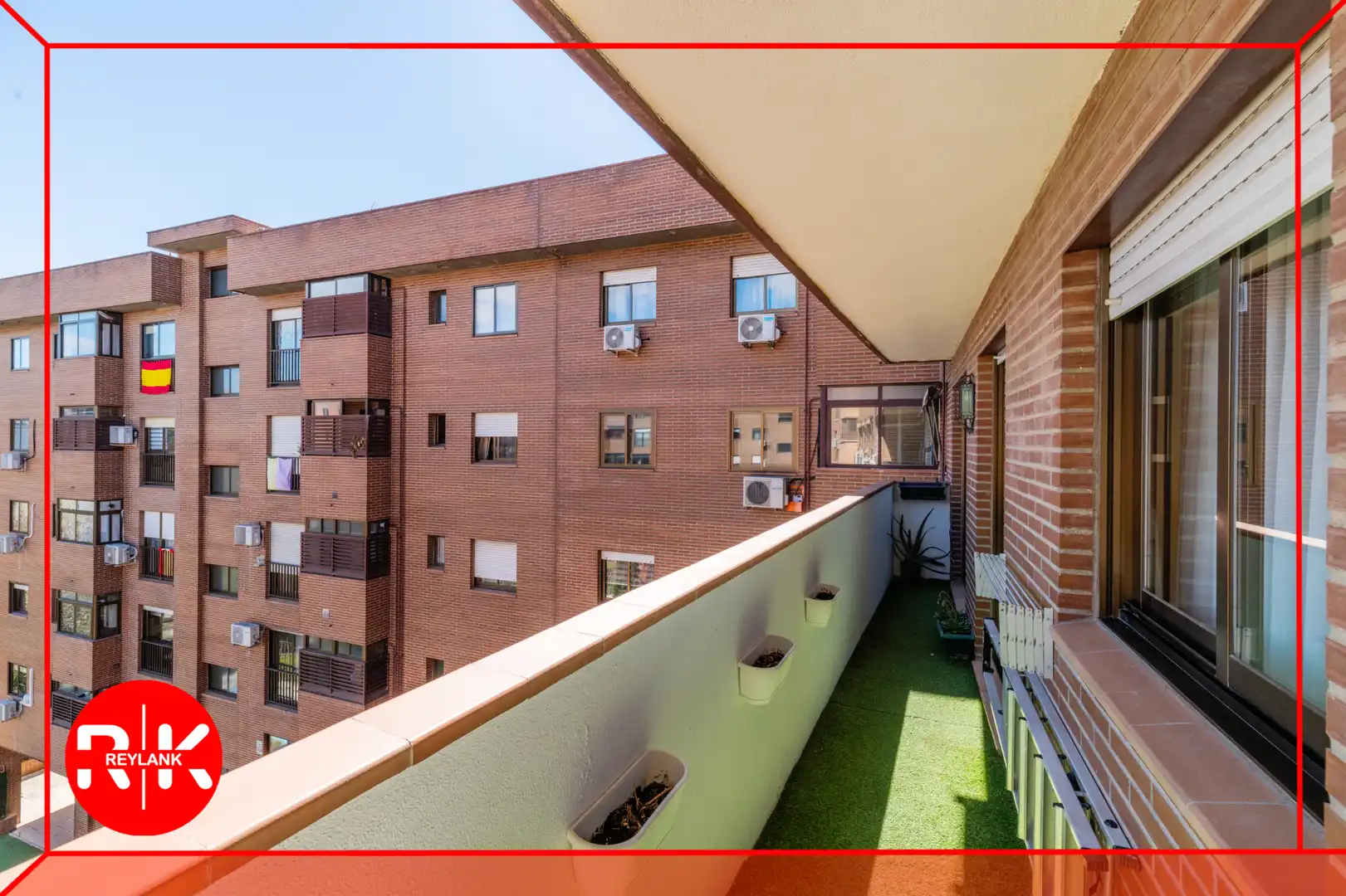 Balcony of Flat for sale in Torrejón de Ardoz  with Air Conditioner, Heating and Private garden