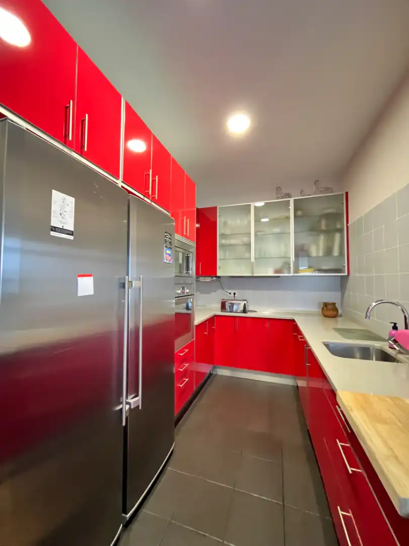 Küche von Wohnung zum Verkauf in Madrid mit Terrasse, Möbliert und Ofen