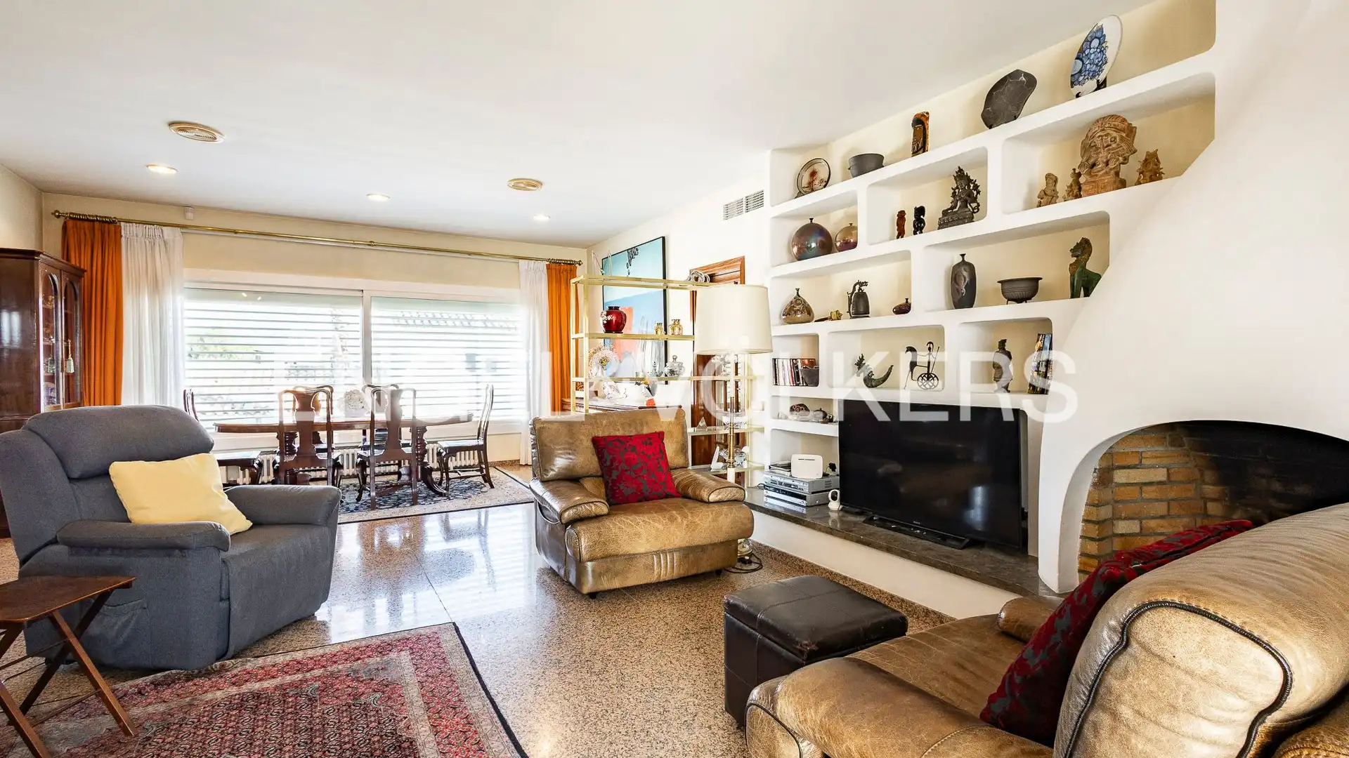 Sala de estar de Casa o chalet en venta en Abrera con Aire acondicionado, Calefacción y Jardín privado