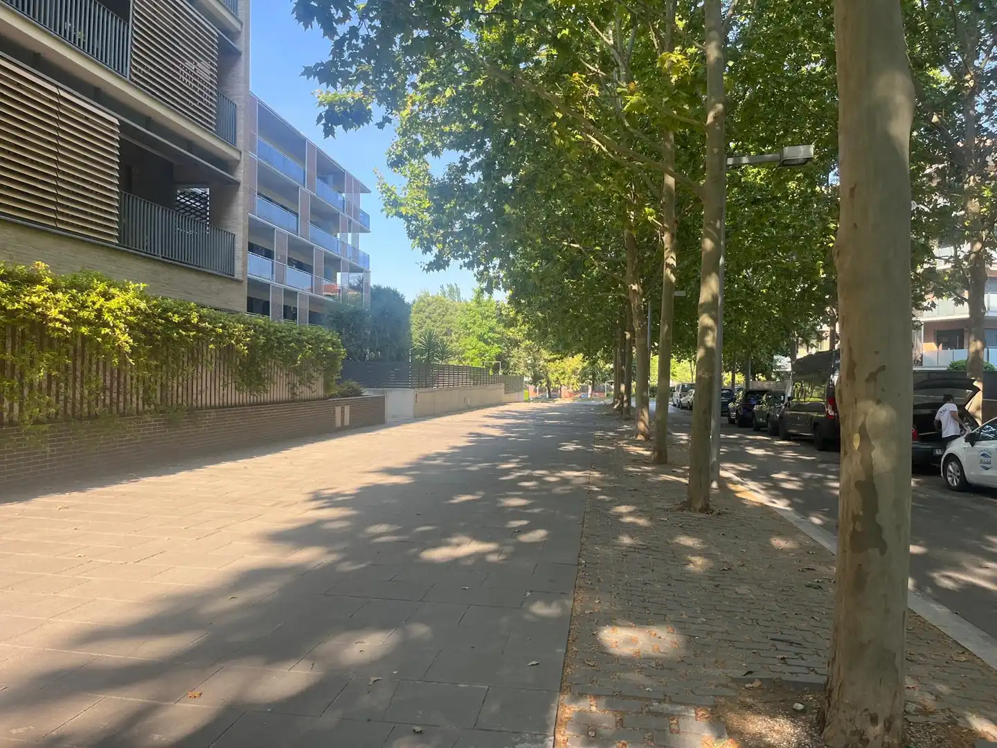 Exterior view of Flat for sale in Sant Cugat del Vallès  with Air Conditioner, Heating and Parquet flooring