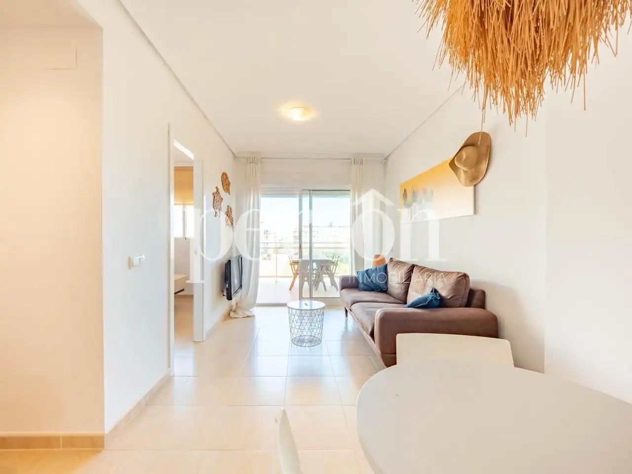 Wohnzimmer von Wohnung zum Verkauf in Moncofa mit Klimaanlage, Heizung und Terrasse