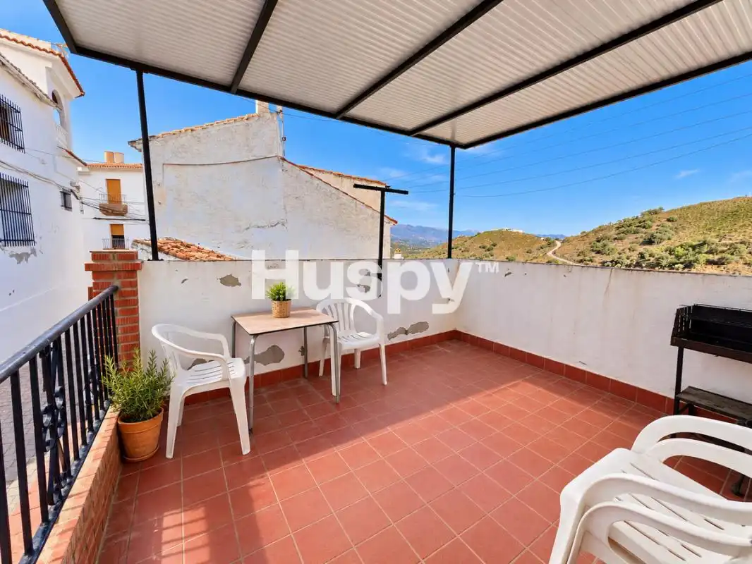 Terrace of Detached homes for sale in Almáchar, Málaga