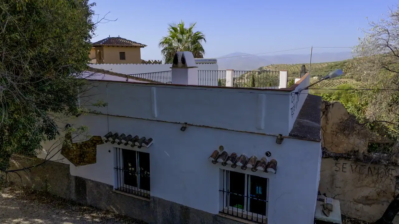 Vista exterior de Casa o chalet en venta en Periana con Terraza y Piscina