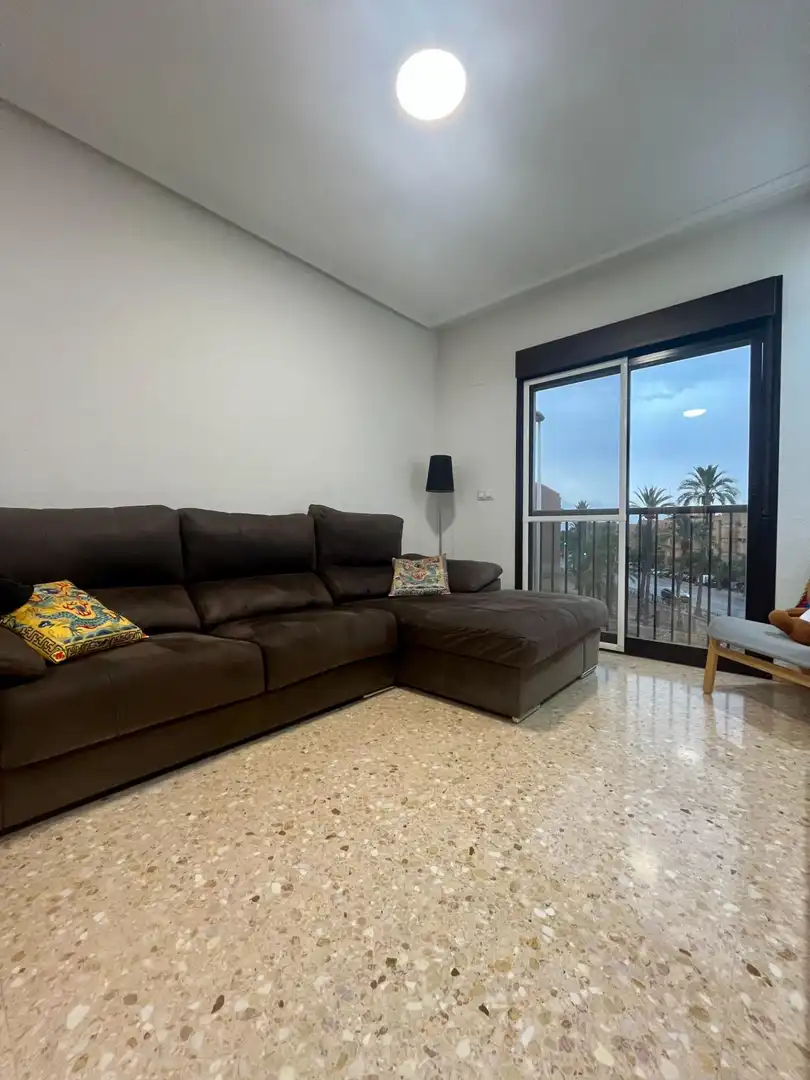 Living room of Flat for sale in Elche / Elx  with Air Conditioner, Heating and Furnished