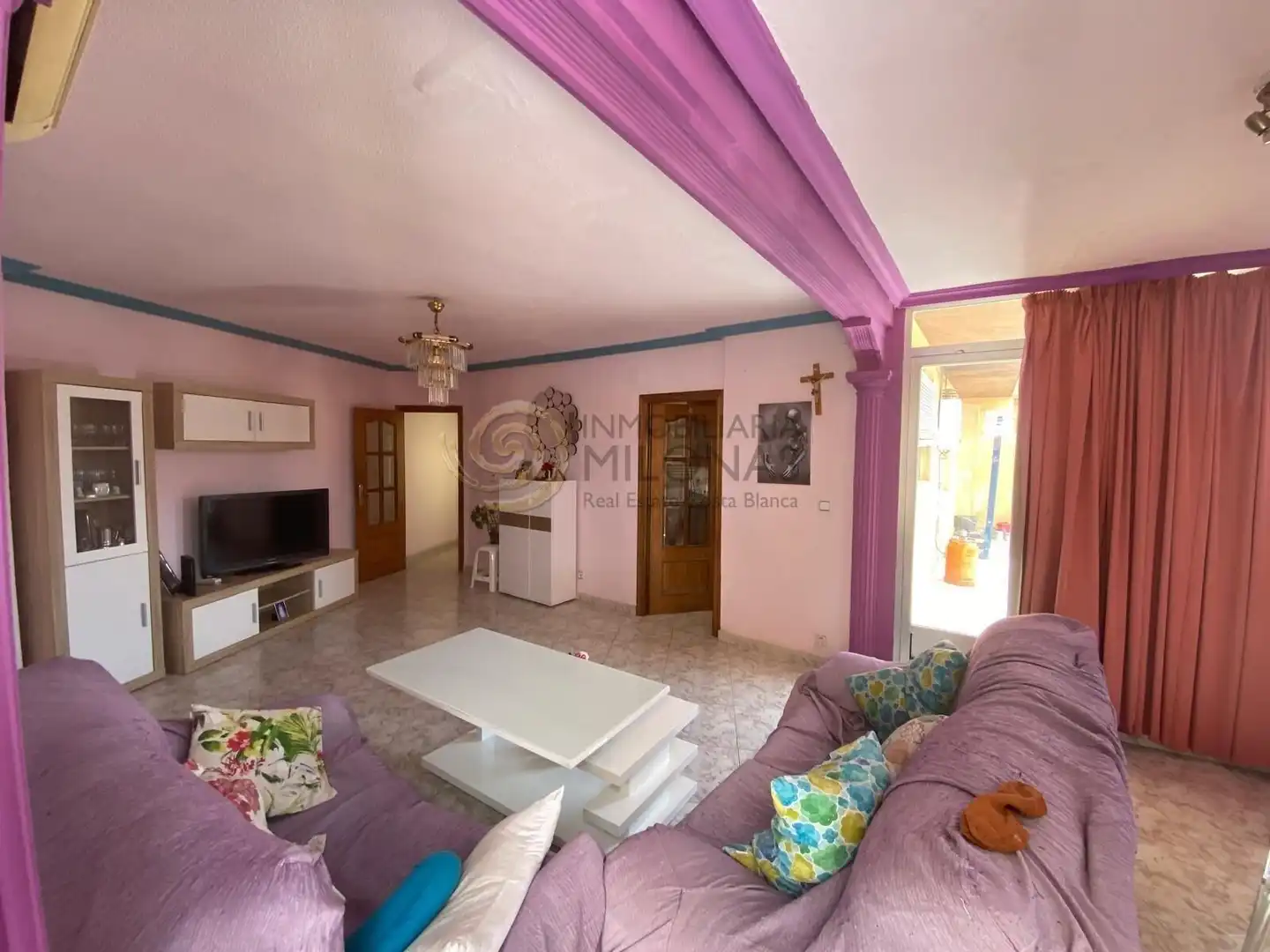 Living room of Attic for sale in Benidorm  with Terrace, Furnished and Balcony