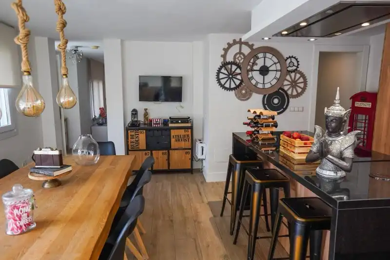 Dining room of Detached homes for sale in Benalmádena  with Air Conditioner, Terrace and Swimming Pool