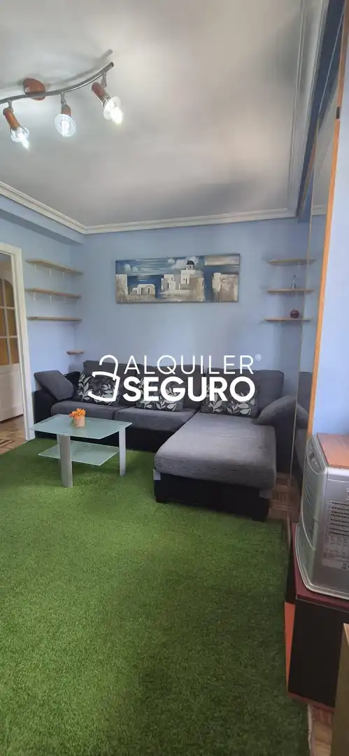 Sala de estar de Loft de alquiler en Oviedo  con Amueblado